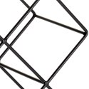 Metalowy stojak na wino butelki wina czarny do 8 butelek 42.5x28.5cm VILDE 229067