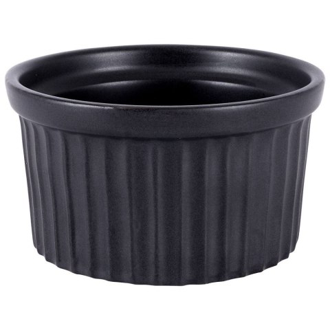 Miseczka do zapiekania kokilka do piekarnika ceramiczna czarna mała 9.5cm 190ml VILDE 139335
