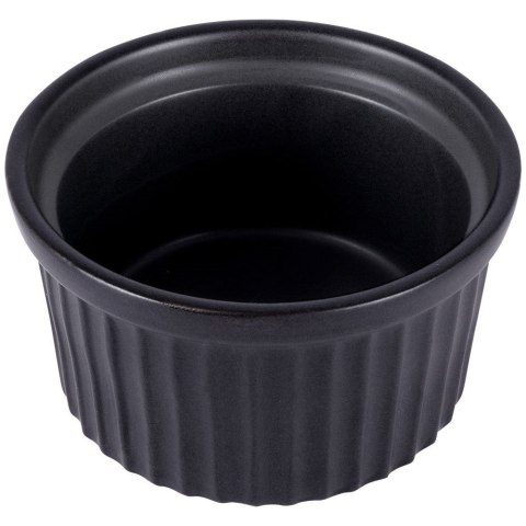 Miseczka do zapiekania kokilka do piekarnika ceramiczna czarna mała 9.5cm 190ml VILDE 139335