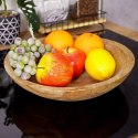 Miska drewniana na owoce warzywa przekąski MANGO 30cm 1.5L VILDE 139188