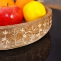 Miska drewniana na owoce warzywa przekąski MANGO duża 29cm 3L VILDE 139198