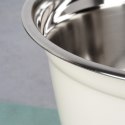 MISKA KUCHENNA METALOWA STALOWA BIAŁA 26CM 4.2L VILDE 259709