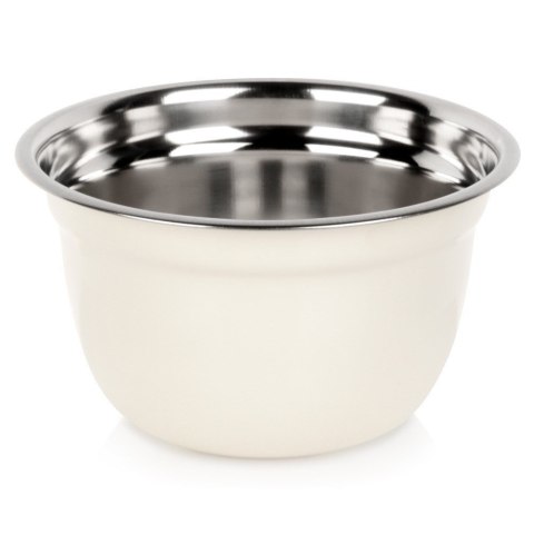 MISKA KUCHENNA METALOWA STALOWA BIAŁA MISECZKA 18CM 1.3L VILDE 259707
