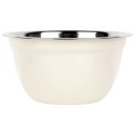MISKA KUCHENNA METALOWA STALOWA BIAŁA MISECZKA 18CM 1.3L VILDE 259707