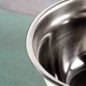 MISKA KUCHENNA METALOWA STALOWA BIAŁA MISECZKA MAŁA 14.5CM 700ML VILDE 259706
