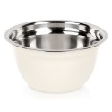 MISKA KUCHENNA METALOWA STALOWA BIAŁA MISECZKA MAŁA 14.5CM 700ML VILDE 259706
