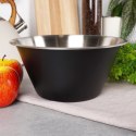 MISKA KUCHENNA METALOWA STALOWA CZARNA 22CM 2L VILDE 259646