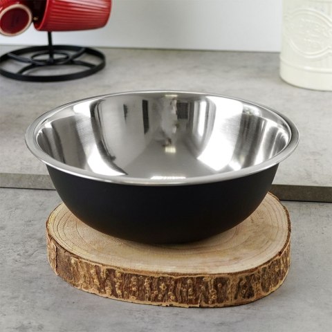MISKA KUCHENNA METALOWA STALOWA CZARNA 24.5CM 2.3L TRAGAR 259170