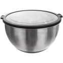 MISKA KUCHENNA METALOWA STALOWA Z POKRYWKĄ ANTYPOŚLIZGOWA 25.5CM 5L ORION 120294