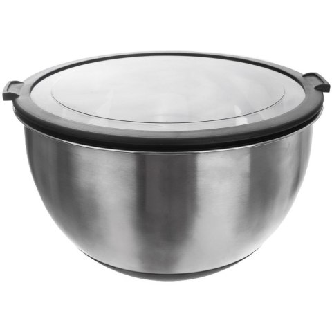 MISKA KUCHENNA METALOWA STALOWA Z POKRYWKĄ ANTYPOŚLIZGOWA 25.5CM 5L ORION 120294