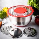 MISKA KUCHENNA WIELOFUNKCYJNA Z FUNKCJĄ TARKI DO WARZYW 24CM 5L 5 EL. KINGHOFF KH-1889