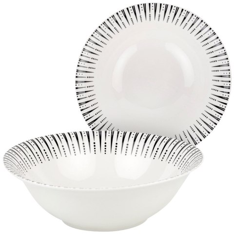 Miska sałatkowa do sałatki surówki porcelanowa IRIS 23cm 1.4L NAVA 10-099-314