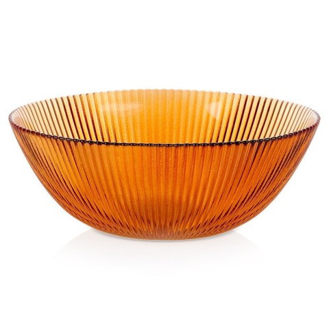 Miska sałatkowa do sałatki szklana bursztynowa 21cm 1.4L VILDE 139726