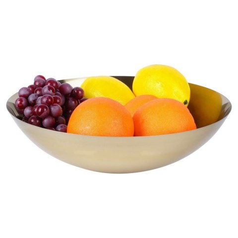 Miska stalowa na owoce warzywa przekąski słodycze złota 27.5cm 2.5L VILDE 139397