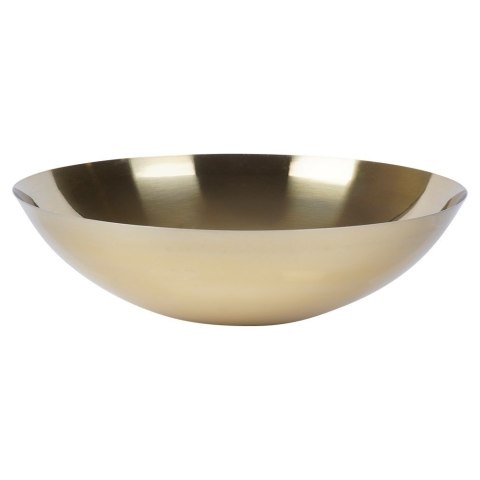Miska stalowa na owoce warzywa przekąski słodycze złota 27.5cm 2.5L VILDE 139397