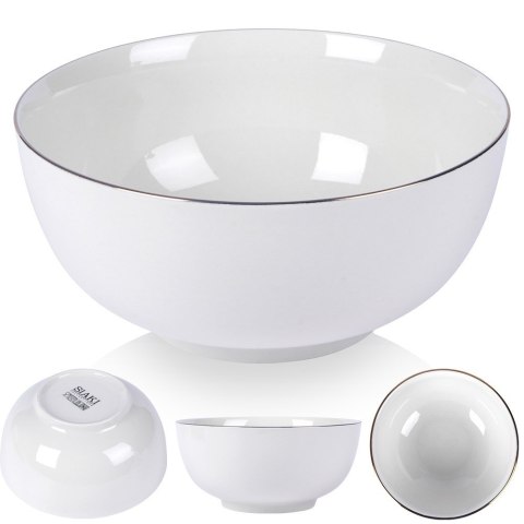 Miska stołowa jadalniana do serwowania porcelanowa biała 19cm 1.5L SIAKI COLLECTION 139418