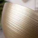 Miska szklana złota na sałatkę przekąski chipsy 21cm 1.7L VILDE 139261