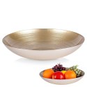 Miska szklana złota na sałatkę przekąski chipsy 30cm 2.2L VILDE 139263