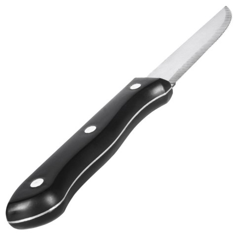 NOŻE DO STEKÓW BURGERÓW PIZZY MIĘS SZTUĆCE STALOWE 25CM 4 SZTUKI VAGGAN 139148