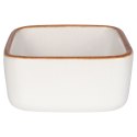 Naczynie żaroodporne ceramiczne białe kwadratowe małe 7.5x7.5x3.5cm 85ml VILDE 279903