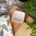 Naczynie żaroodporne ceramiczne białe kwadratowe małe 7.5x7.5x3.5cm 85ml VILDE 279903