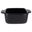 Naczynie żaroodporne ceramiczne czarne kwadratowe małe 10x7x3.5cm 80ml VILDE 279905
