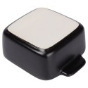 Naczynie żaroodporne ceramiczne czarne kwadratowe małe 10x7x3.5cm 80ml VILDE 279905
