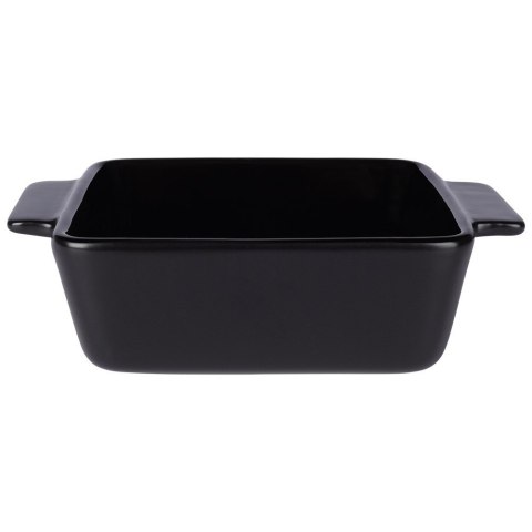 Naczynie żaroodporne ceramiczne czarne prostokątne małe 17.5x11.5x5cm 400ml VILDE 279906