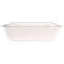 Naczynie żaroodporne do pieczenia porcelanowe białe 20.5x17x5.4cm 800ml HIT 259207