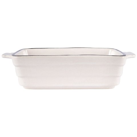Naczynie żaroodporne porcelanowe białe prostokątne 17.5x9.5x4cm 250ml HIT 259206