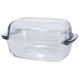 Naczynie żaroodporne z pokrywką szklane do piekarnika duże 34x21.5x18cm 7L TERMOLEX 123715