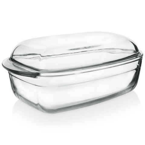 Naczynie żaroodporne z pokrywką szklane do zapiekania 32.5x19x13cm 2.9L ORION 127035