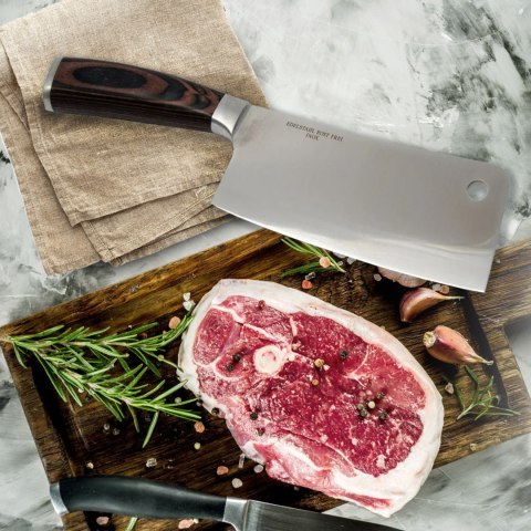 NÓŻ TASAK 17.5CM STALOWY POJEDYNCZY KUCHENNY MAESTRO MR-1466