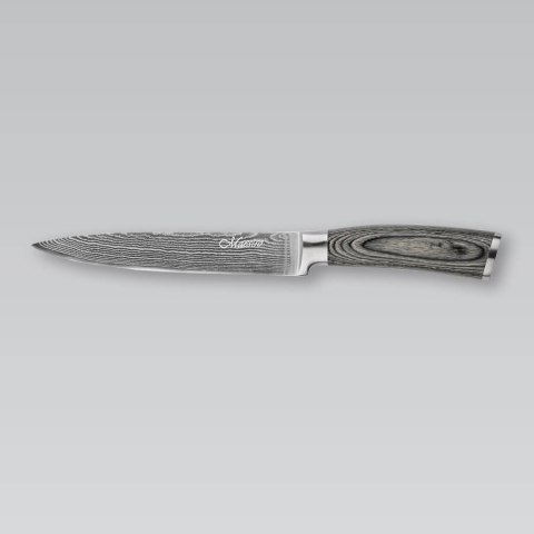 NÓŻ UNIWERSALNY 17.5CM ZE STALI DAMASCEŃSKIEJ POJEDYNCZY KUCHENNY MAESTRO MR-1483
