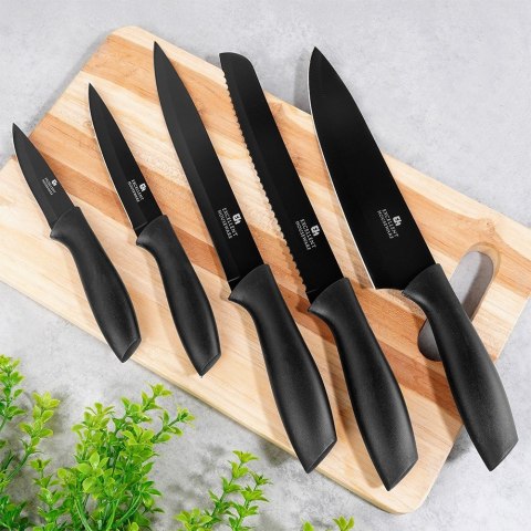 Nóż kuchenny stalowy stal czarny 23cm EXCELLENT ELECTRICS 259733