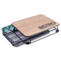 Organizer pojemnik na kapsułki do kawy metalowy czarny 30.5x24x6.5cm BISTRO VILDE 229101