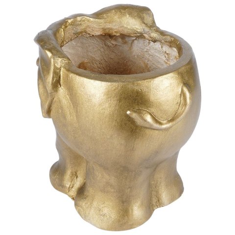Osłona na doniczkę doniczki osłonka ozdobna złota słoń 26cm VILDE 339460