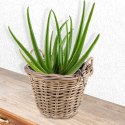 Osłona na doniczkę osłonka rattanowa doniczka 37.5x32cm KUBU 569555