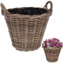 Osłona na doniczkę osłonka rattanowa doniczka 43x40x36cm KUBU 339080