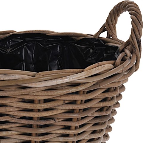 Osłona na doniczkę osłonka rattanowa doniczka 43x40x36cm KUBU 339080