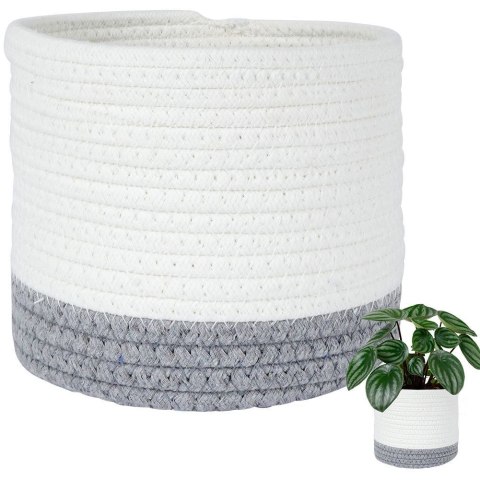 Osłona na doniczki osłonka bawełniana osłonki 18x16cm VILDE 339355-S