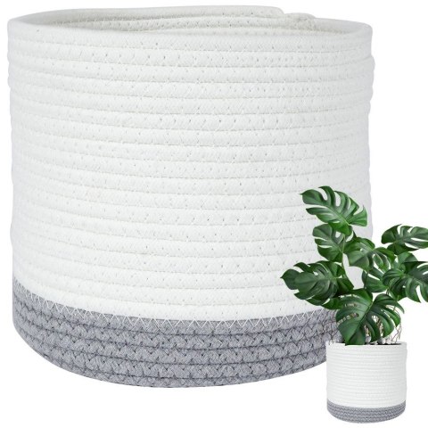 Osłona na doniczki osłonka bawełniana osłonki 23x21cm VILDE 339355-L