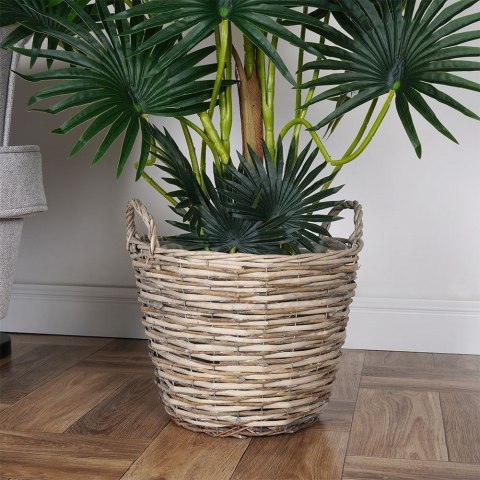 Osłona na doniczki osłonka wiklinowa doniczka 33x31cm VILDE 339168-D