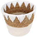 Osłona na doniczki osłonka wiklinowa doniczka beżowa 24.5x20cm VILDE 569587-B