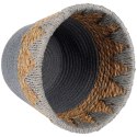 Osłona na doniczki osłonka wiklinowa doniczka szara 24.5x20cm VILDE 569587-S