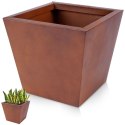 Osłonka na doniczkę metalowa 20 cm VILDE 339413-D
