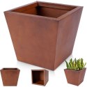 Osłonka na doniczkę metalowa 20 cm VILDE 339413-D