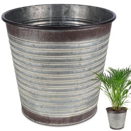 Osłonka na doniczkę metalowa 30x27,5 cm VILDE 339368
