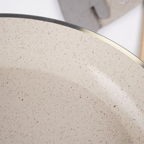 Patelnia ceramiczna granitowa nieprzywierająca indukcja TERRESTRIAL 28 cm NAVA 10-044-004