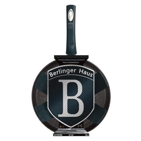 PATELNIA GŁĘBOKA CHEF FLIP 26cm BERLINGER HAUS AQUAMARINE BH-1881